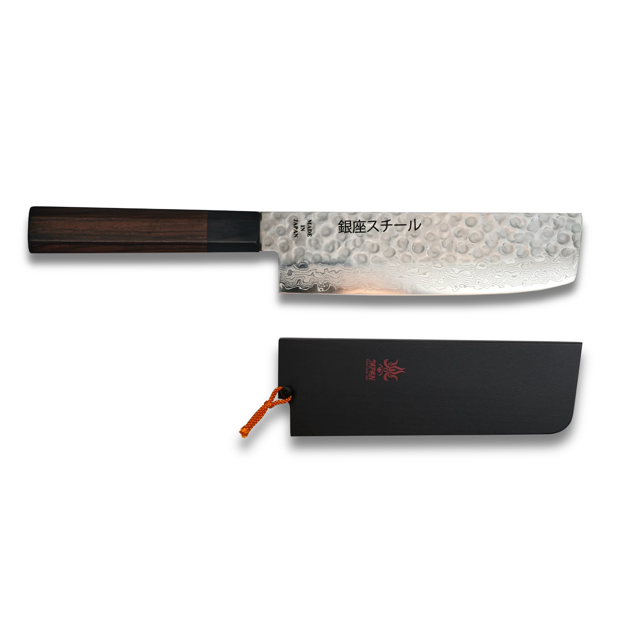 Zen Saya Elite Knife Set - Tsumugi Nakiri Knife with Saya-Kitchen Knife-DECOROLALA