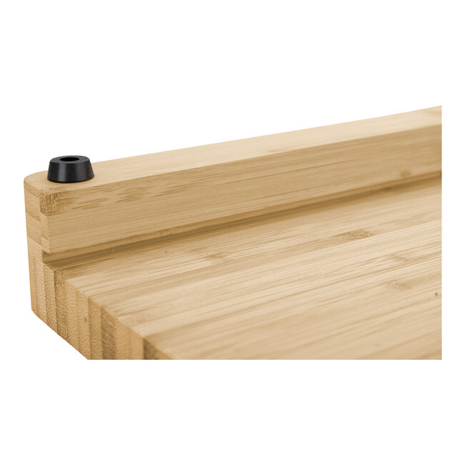 Zwilling BBQ+ Bamboo Cutting Board - Stainless Steel Tray-Cutting Board-DECOROLALA