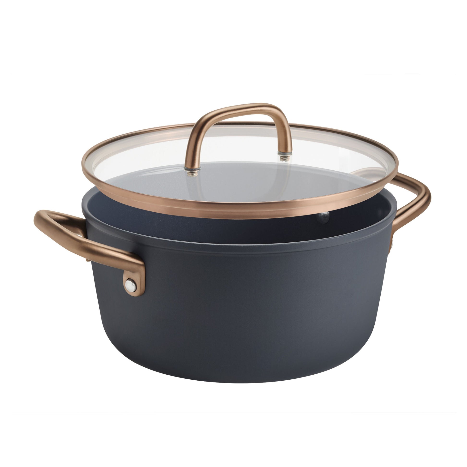 Zwilling Milano 7-Piece Ceramic Nonstick Cookware Set - Blue-n/a-DECOROLALA