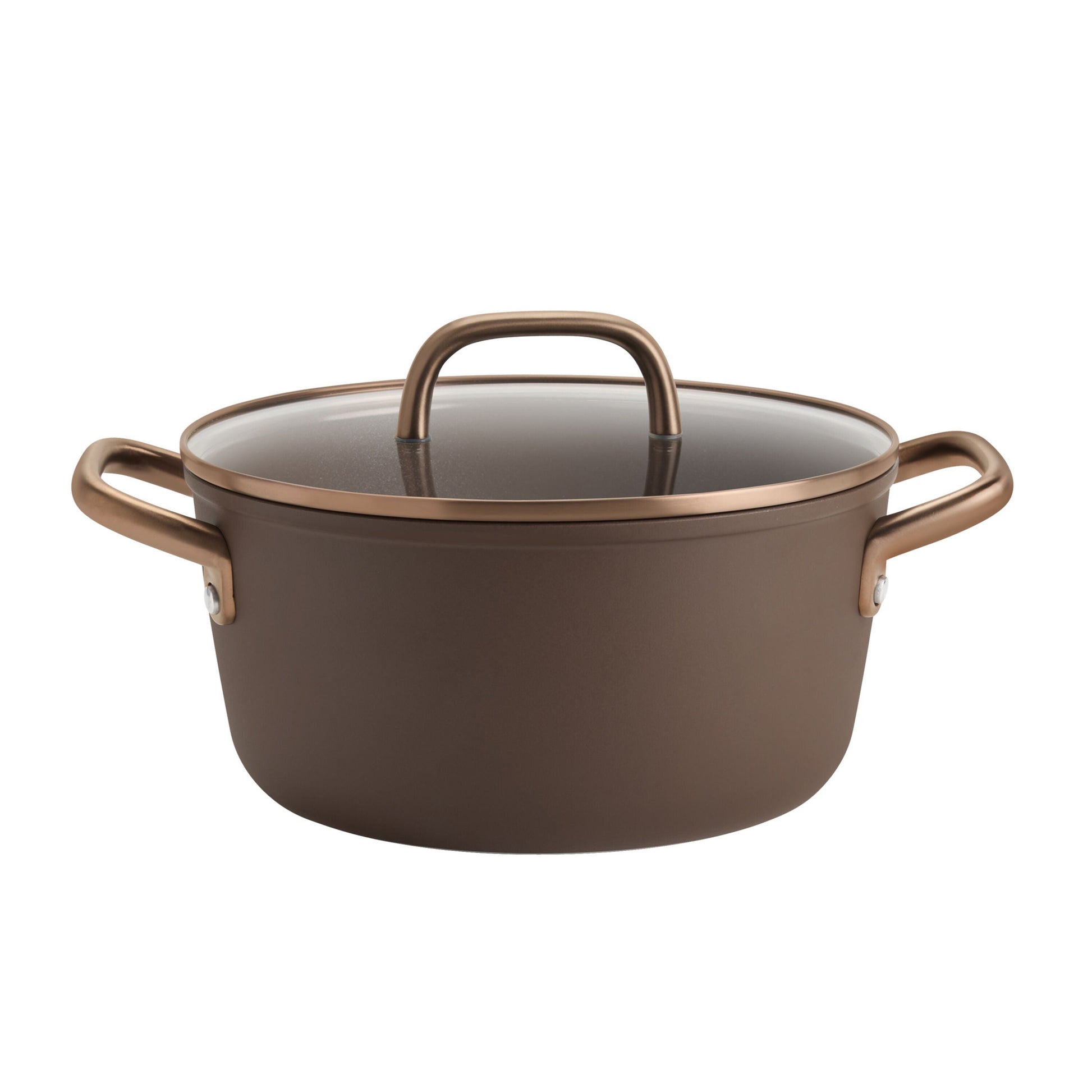 Zwilling Milano 7-Piece Ceramic Nonstick Cookware Set - Brown-n/a-DECOROLALA