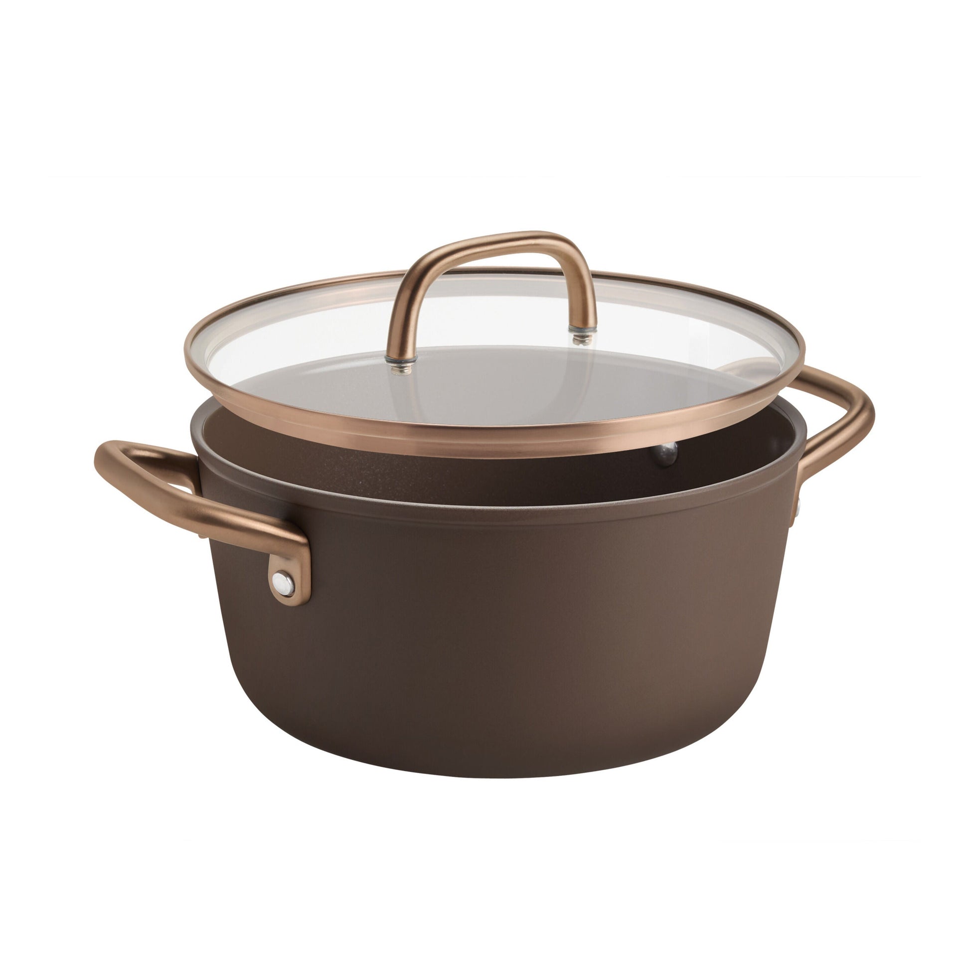 Zwilling Milano 7-Piece Ceramic Nonstick Cookware Set - Brown-n/a-DECOROLALA