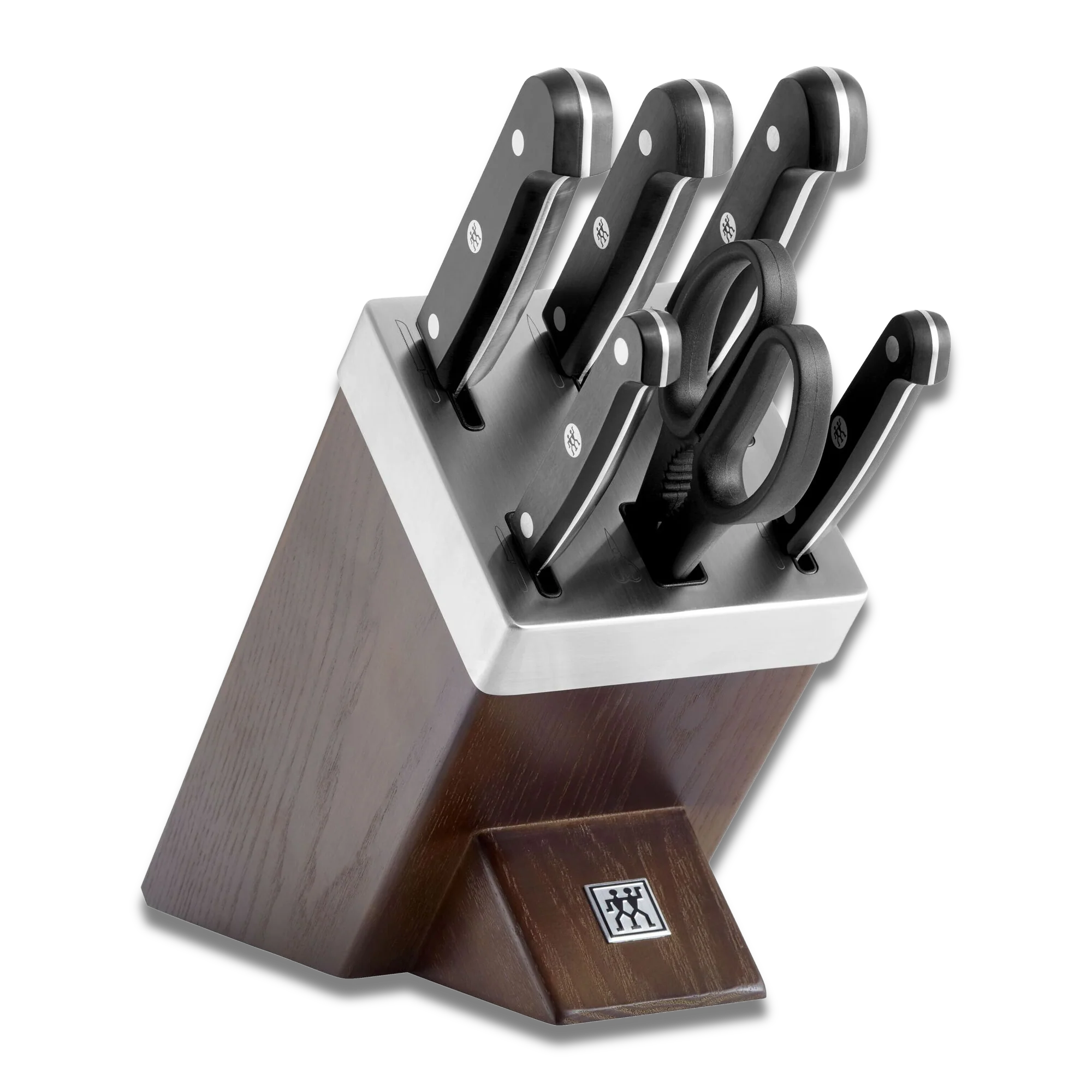 Zwilling Self-Sharpening 7-Piece Knife Block - Brown-Knife Set-DECOROLALA
