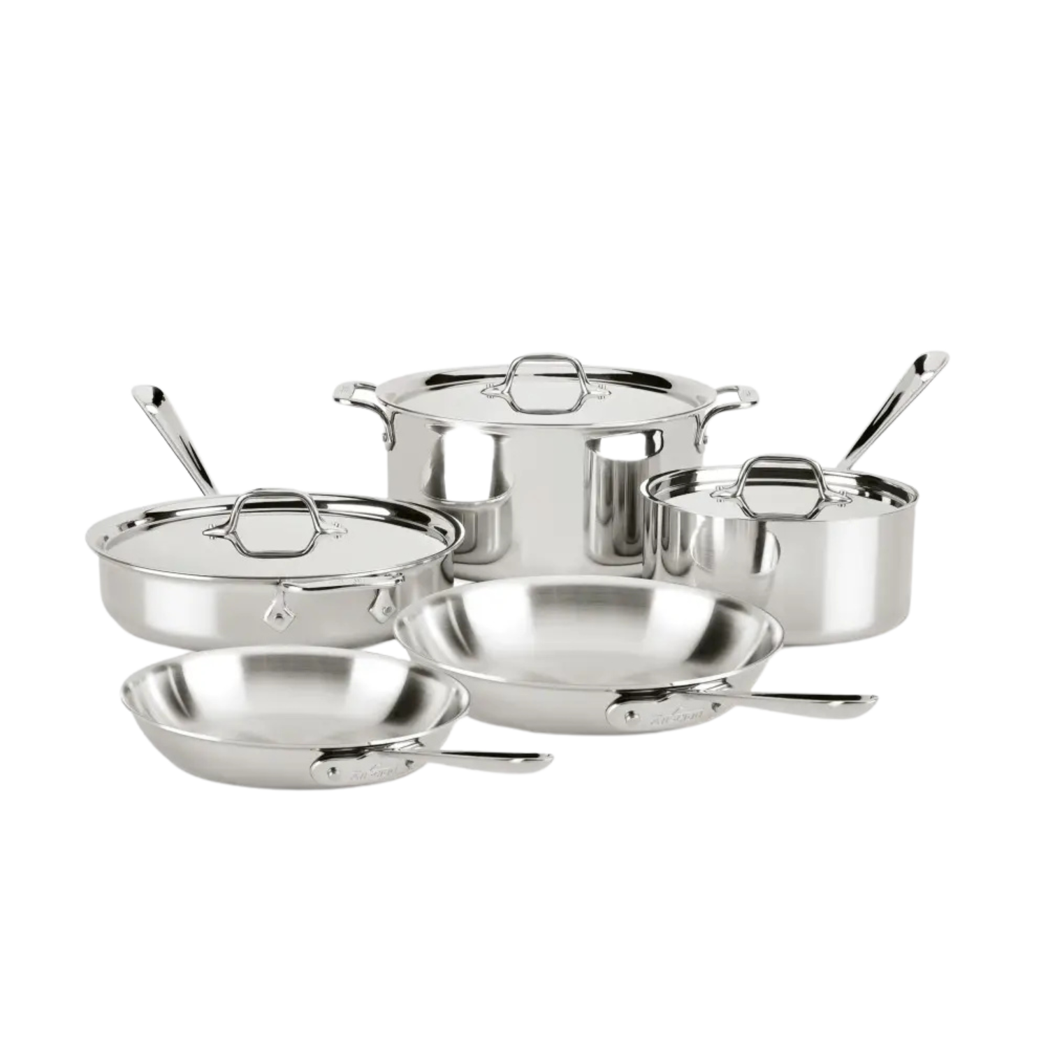 All-Clad D3 Stainless - 8 Piece Set-0