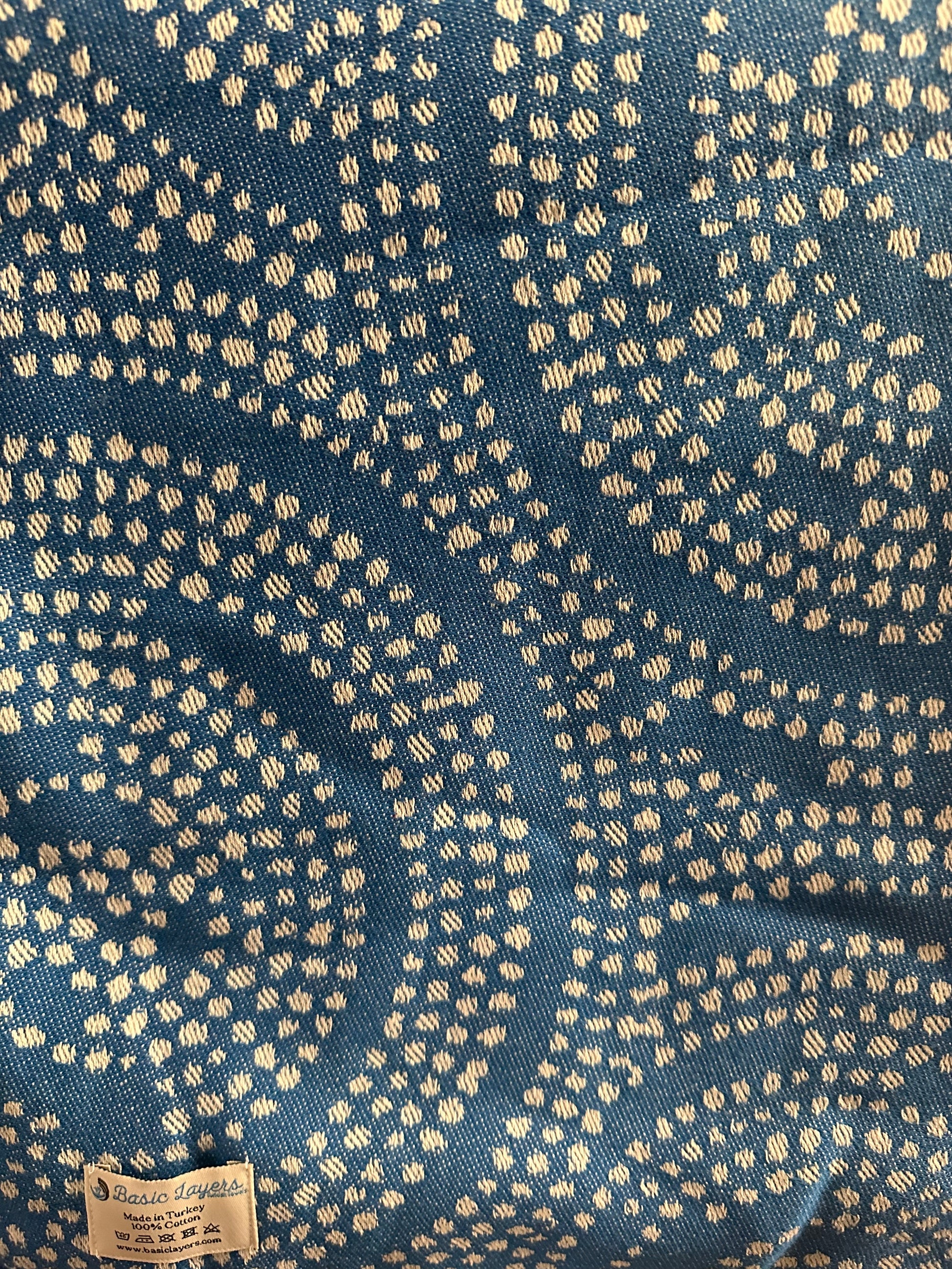 CIRCLES TURKISH COTTON THROW-Turkish Throw-DECOROLALA