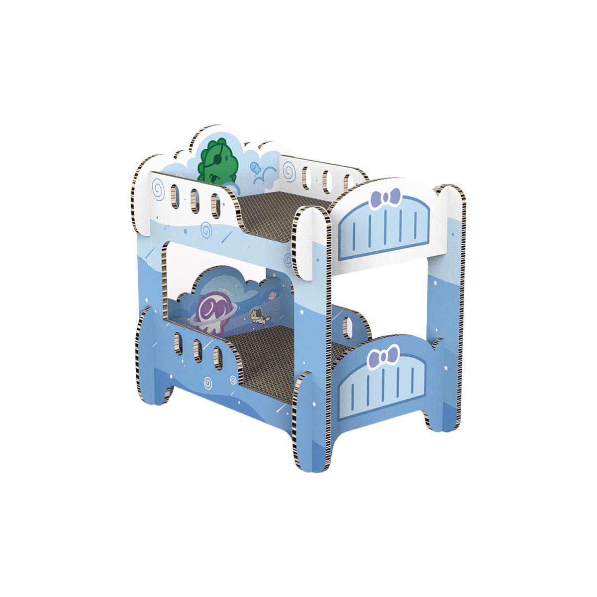 Boys' Dormitory Blue Cat Scratching Board-Living-DECOROLALA