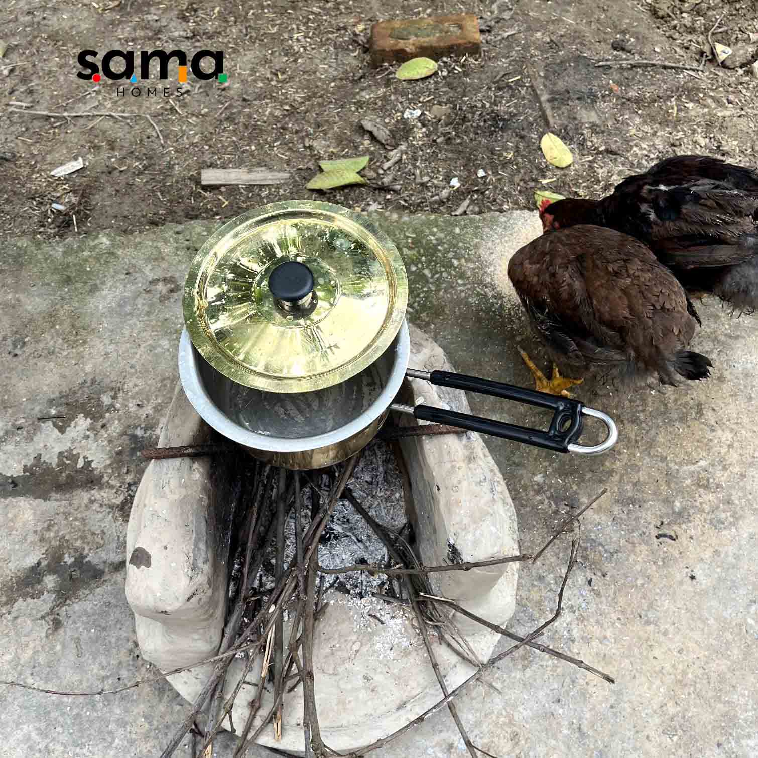Brass FryPan with Tin Coating