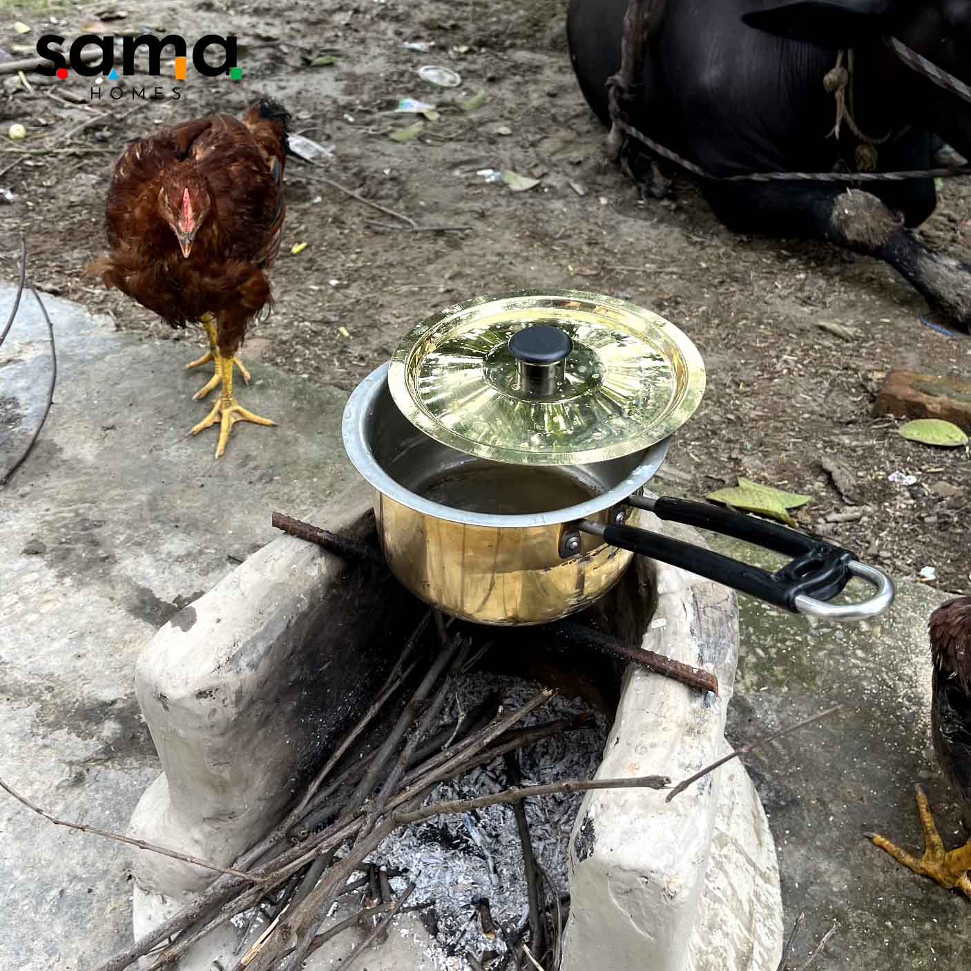 Brass FryPan with Tin Coating
