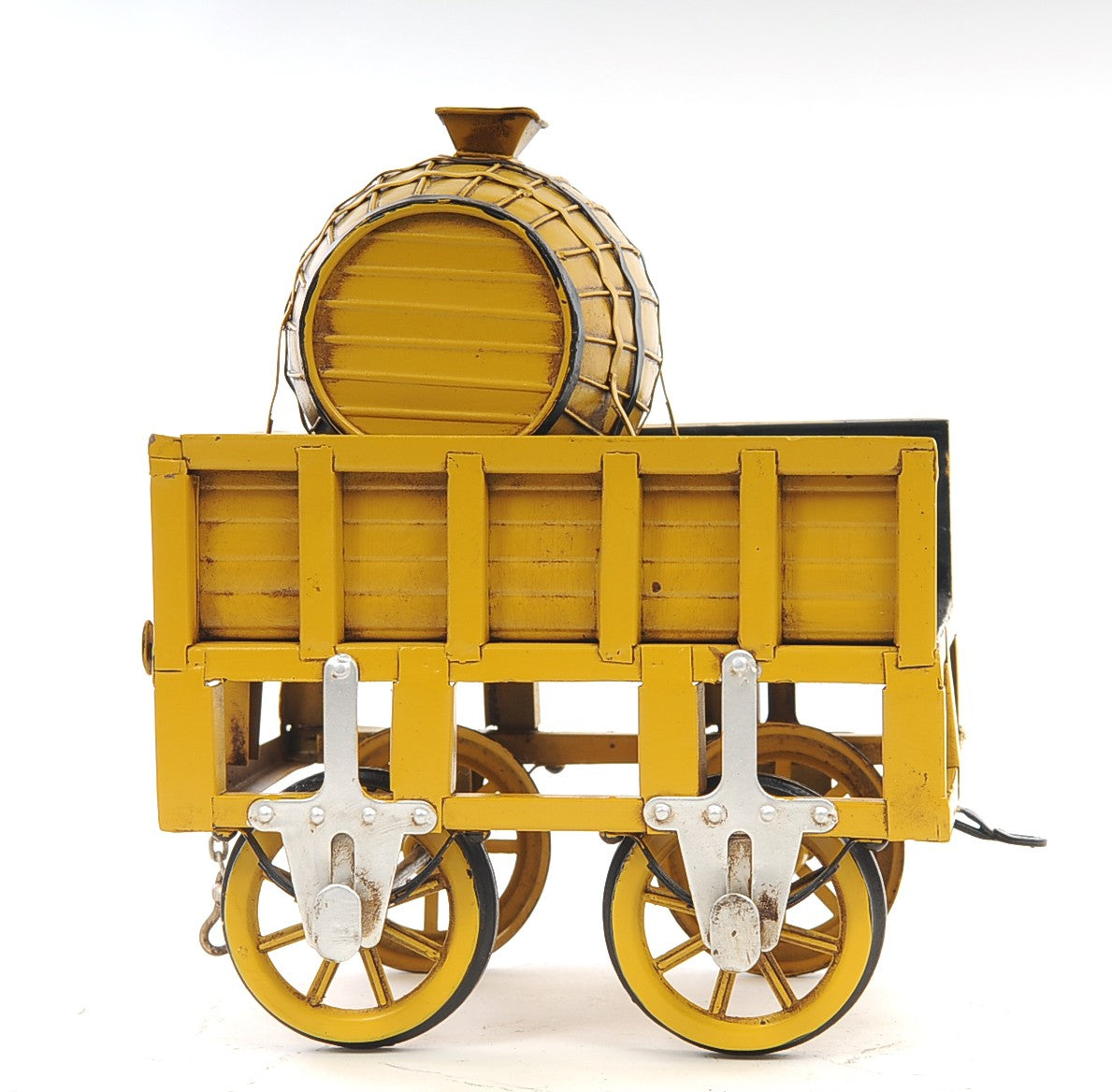 c1829 Yellow Rocket Steam Engine Model Sculpture-Sculptures-DECOROLALA