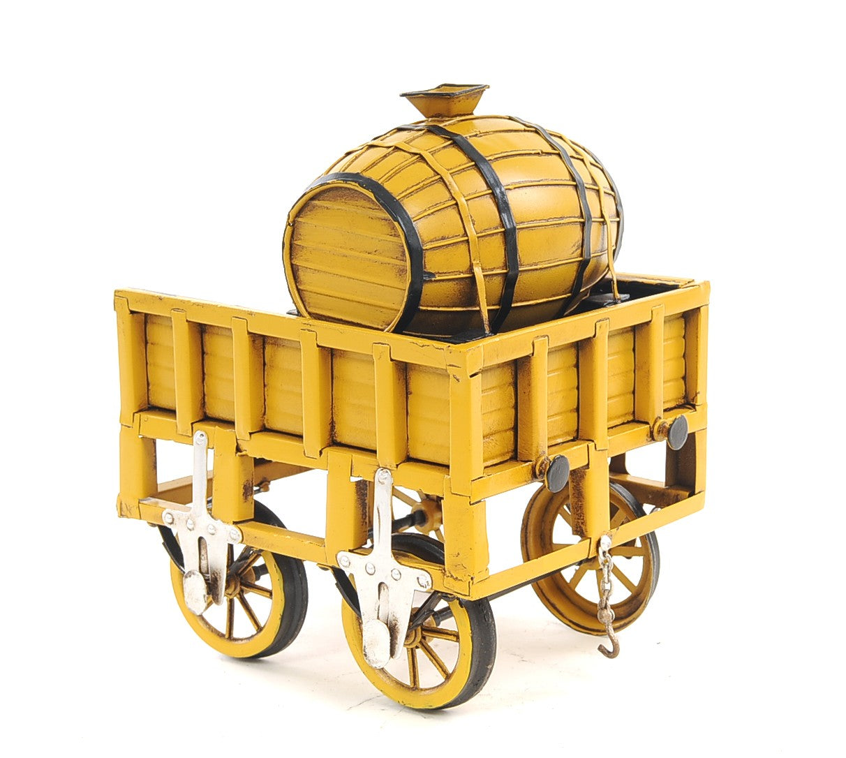 c1829 Yellow Rocket Steam Engine Model Sculpture-Sculptures-DECOROLALA