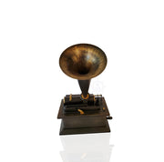 c1901 Edison Standard Phonograph Replica Sculpture-Sculptures-DECOROLALA