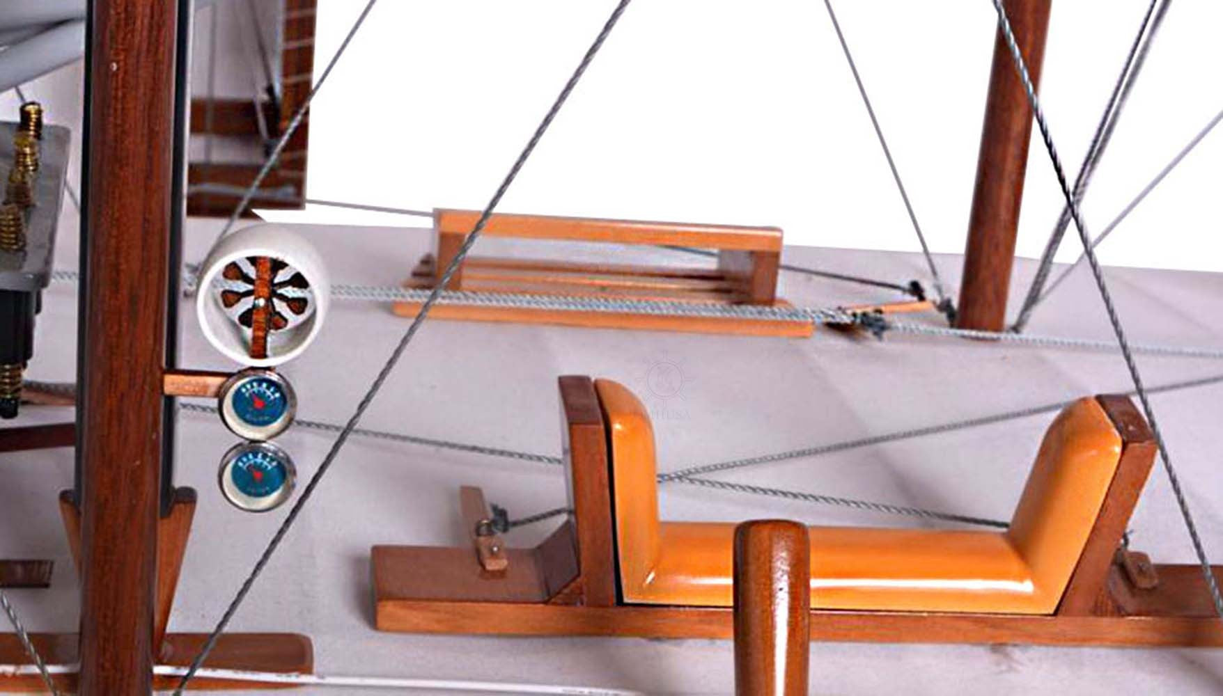 c1903 Wright Brothers Flyer Model Sculpture-Sculptures-DECOROLALA