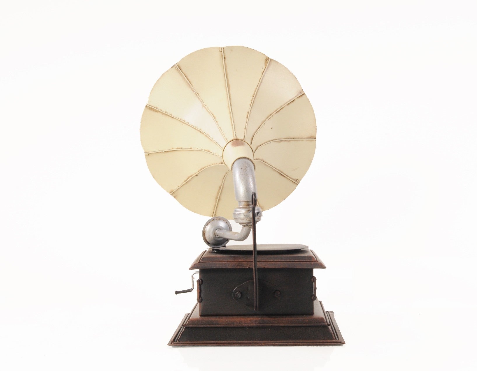 c1911 HMV Gramophone Built to Scale Model Sculpture-Sculptures-DECOROLALA