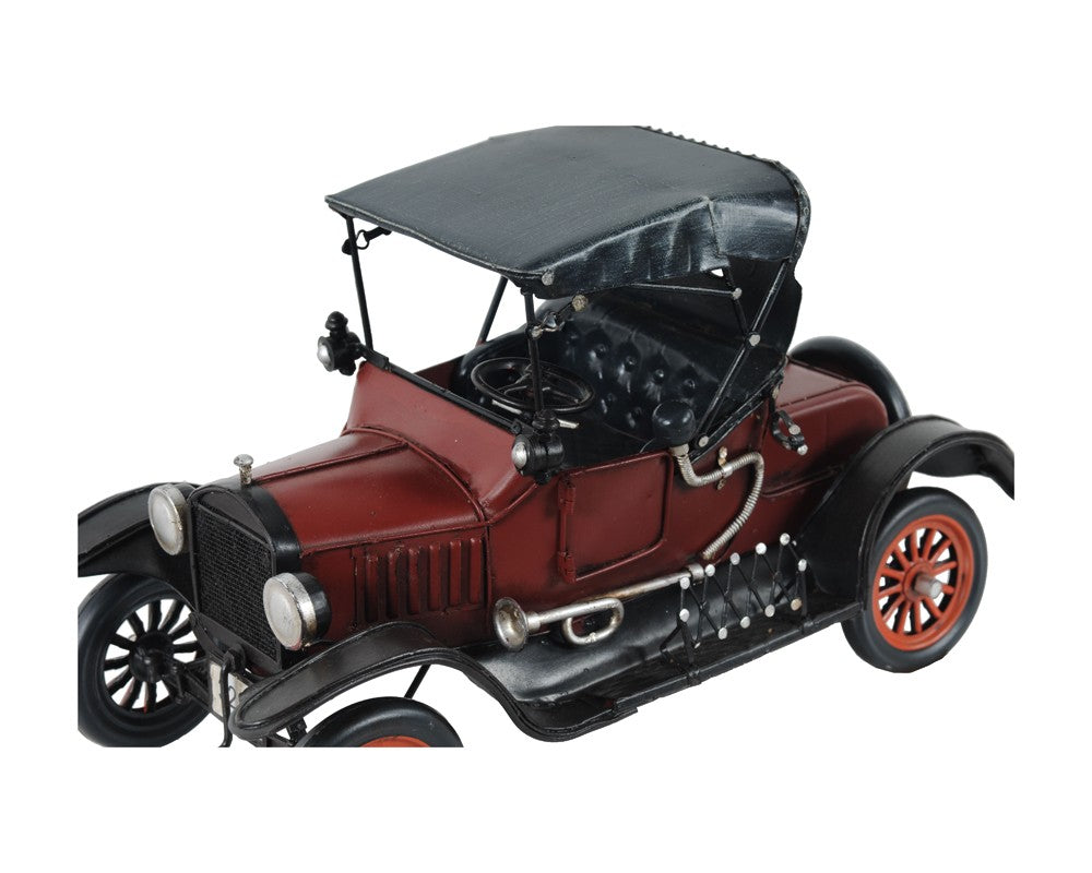 c1924 Red Ford Model T Car Sculpture-Sculptures-DECOROLALA