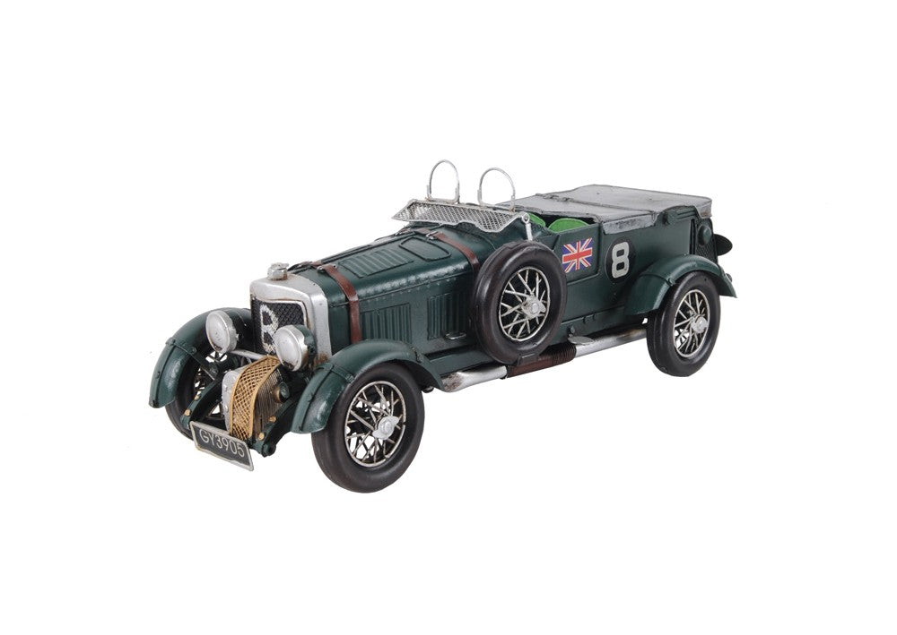 c1930 Bently Blower British Race Car Model Sculpture-Sculptures-DECOROLALA