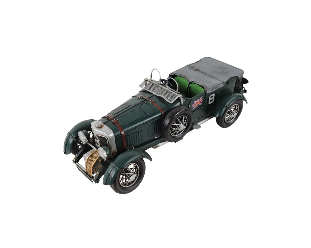 c1930 Bently Blower British Race Car Model Sculpture-Sculptures-DECOROLALA