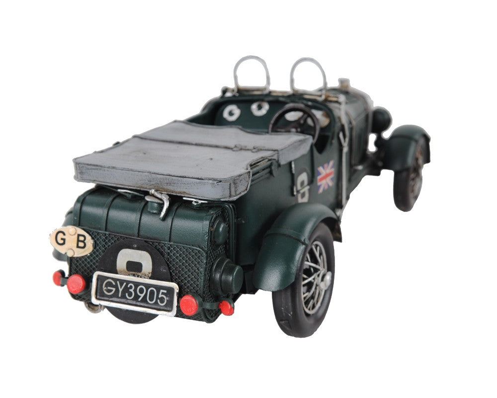 c1930 Bently Blower British Race Car Model Sculpture-Sculptures-DECOROLALA