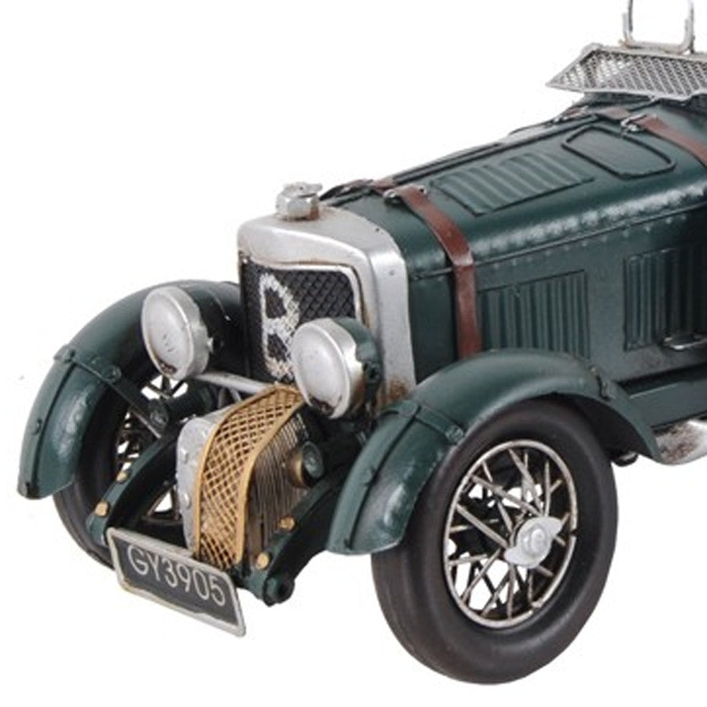 c1930 Bently Blower British Race Car Model Sculpture-Sculptures-DECOROLALA