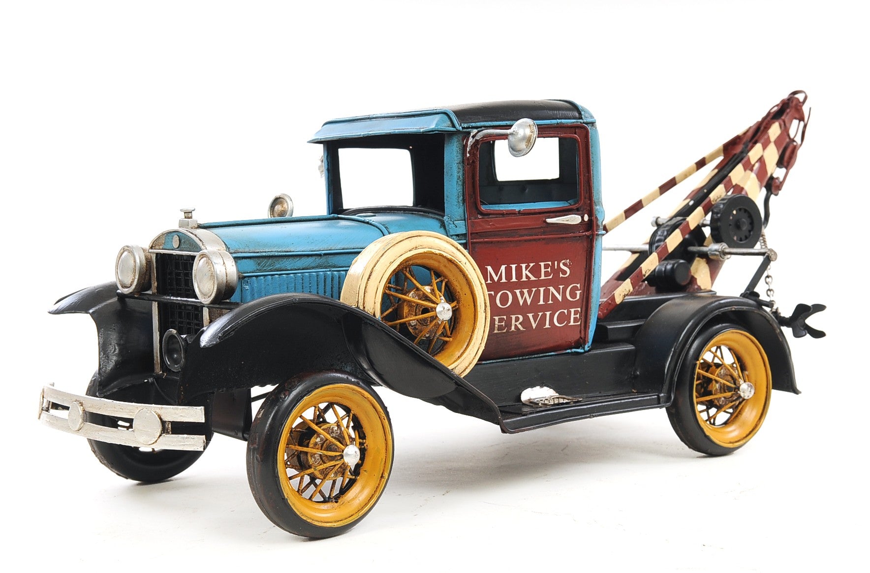 c1931 Ford Model A Tow Truck Sculpture-Sculptures-DECOROLALA
