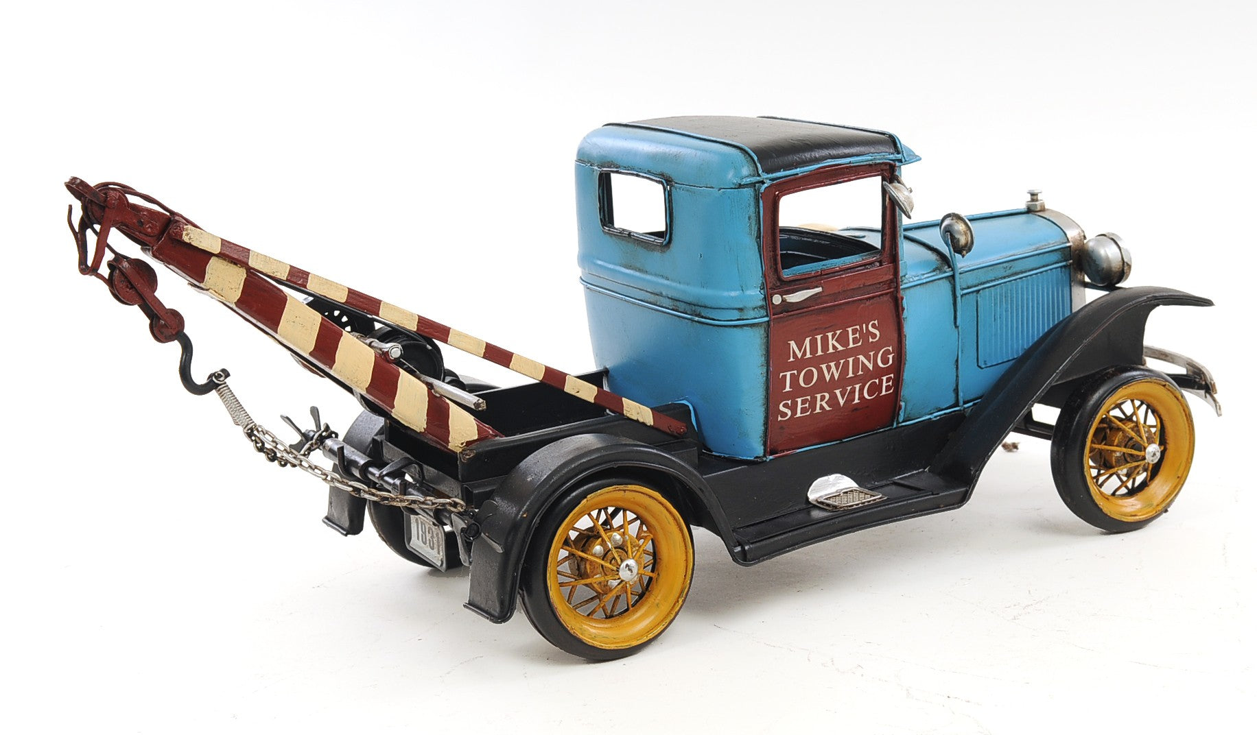 c1931 Ford Model A Tow Truck Sculpture-Sculptures-DECOROLALA