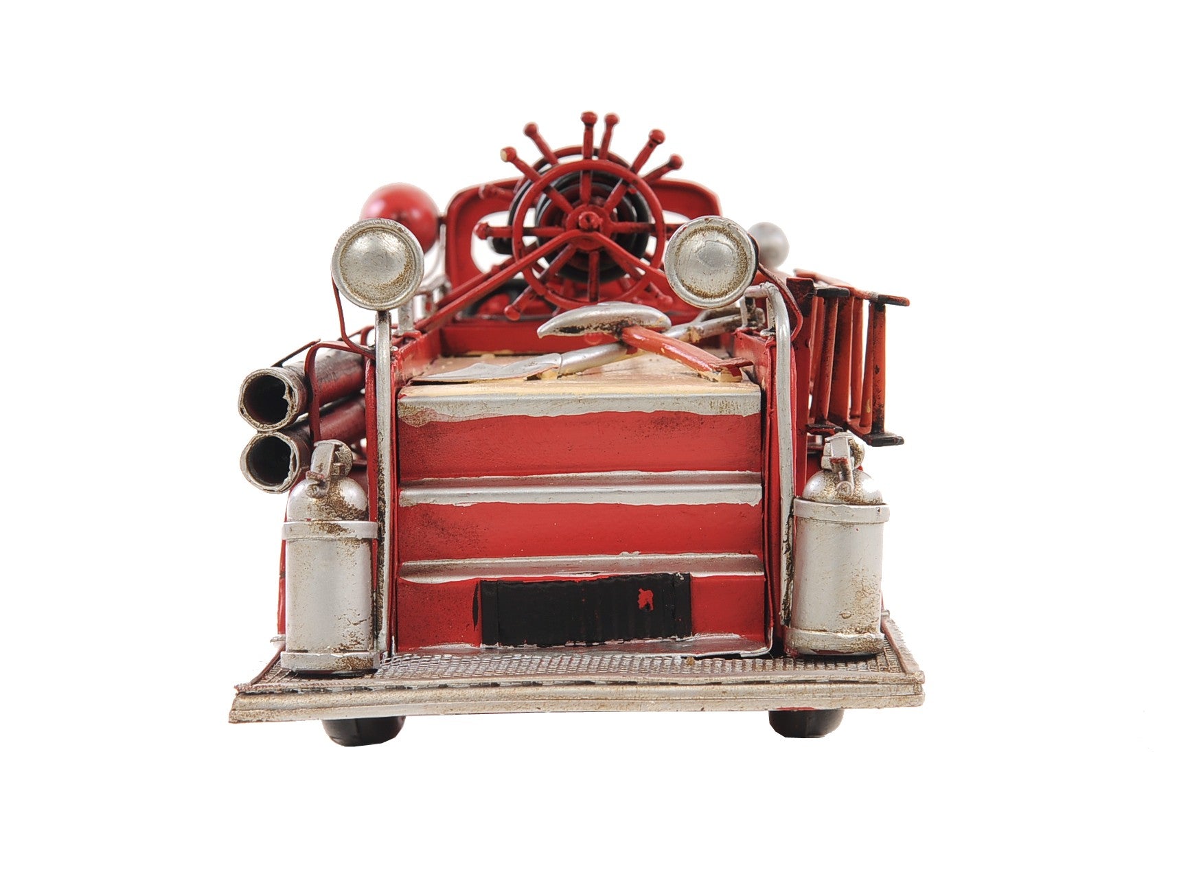 c1938 Ford Red Fire Engine Sculpture-Sculptures-DECOROLALA