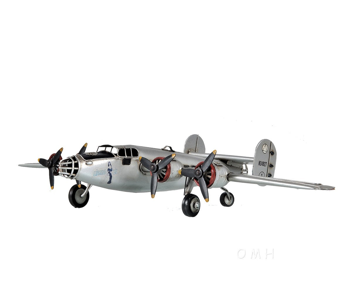 c1940 B-24 Liberator Bomber Sculpture-Sculptures-DECOROLALA