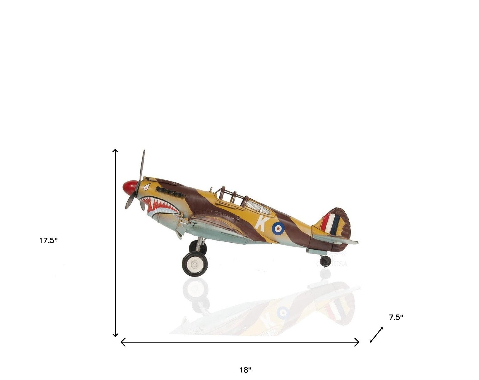 c1941 Curtiss Hawk 81A Large Sculpture-Sculptures-DECOROLALA