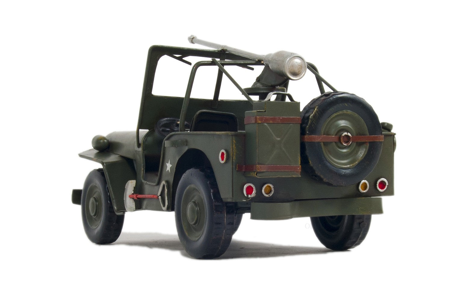 c1941 Green Willys MB Overland Jeep-Sculptures-DECOROLALA