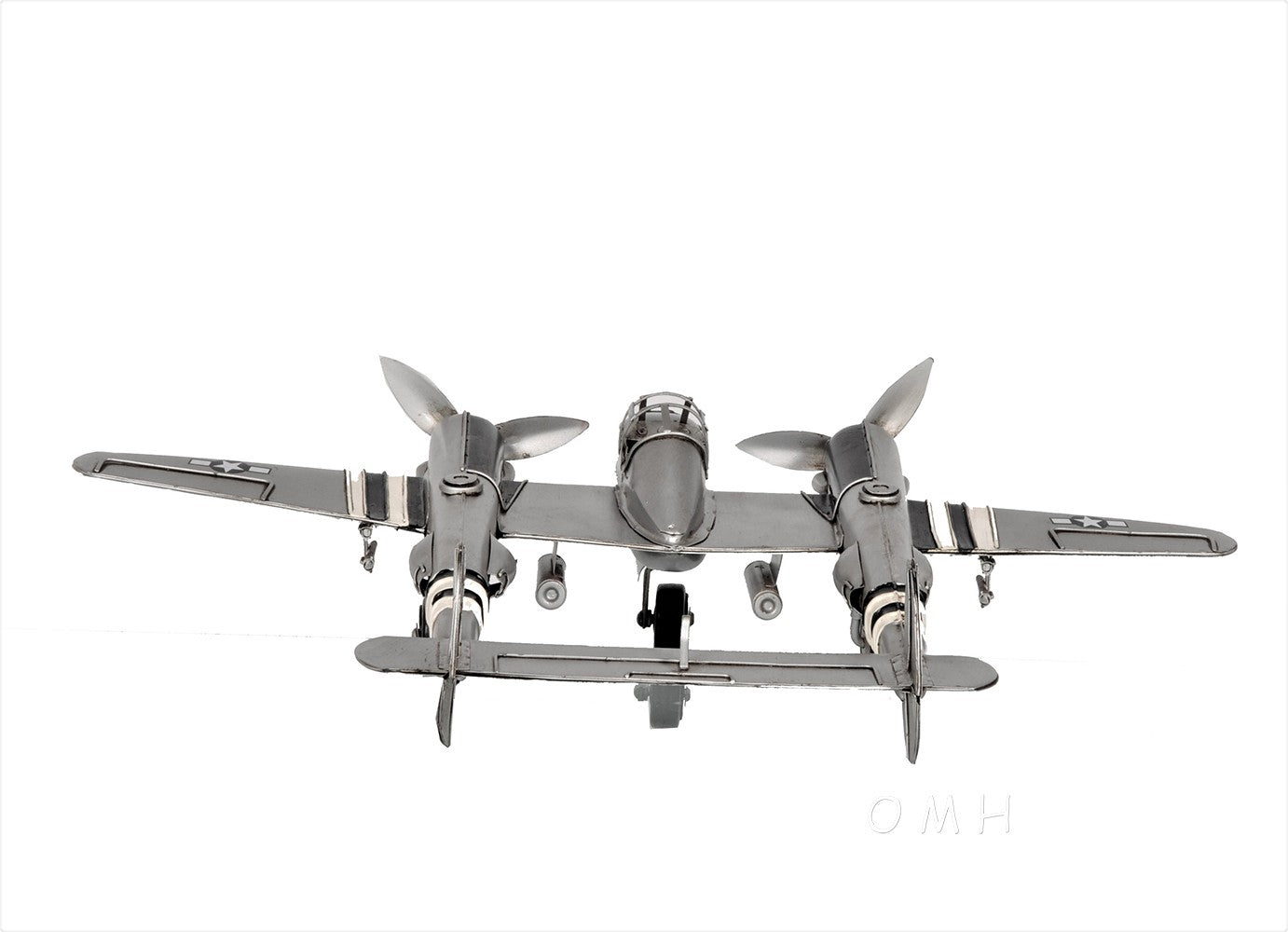 c1941 Lockheed P-38 Lightning Fighter Sculpture-Sculptures-DECOROLALA