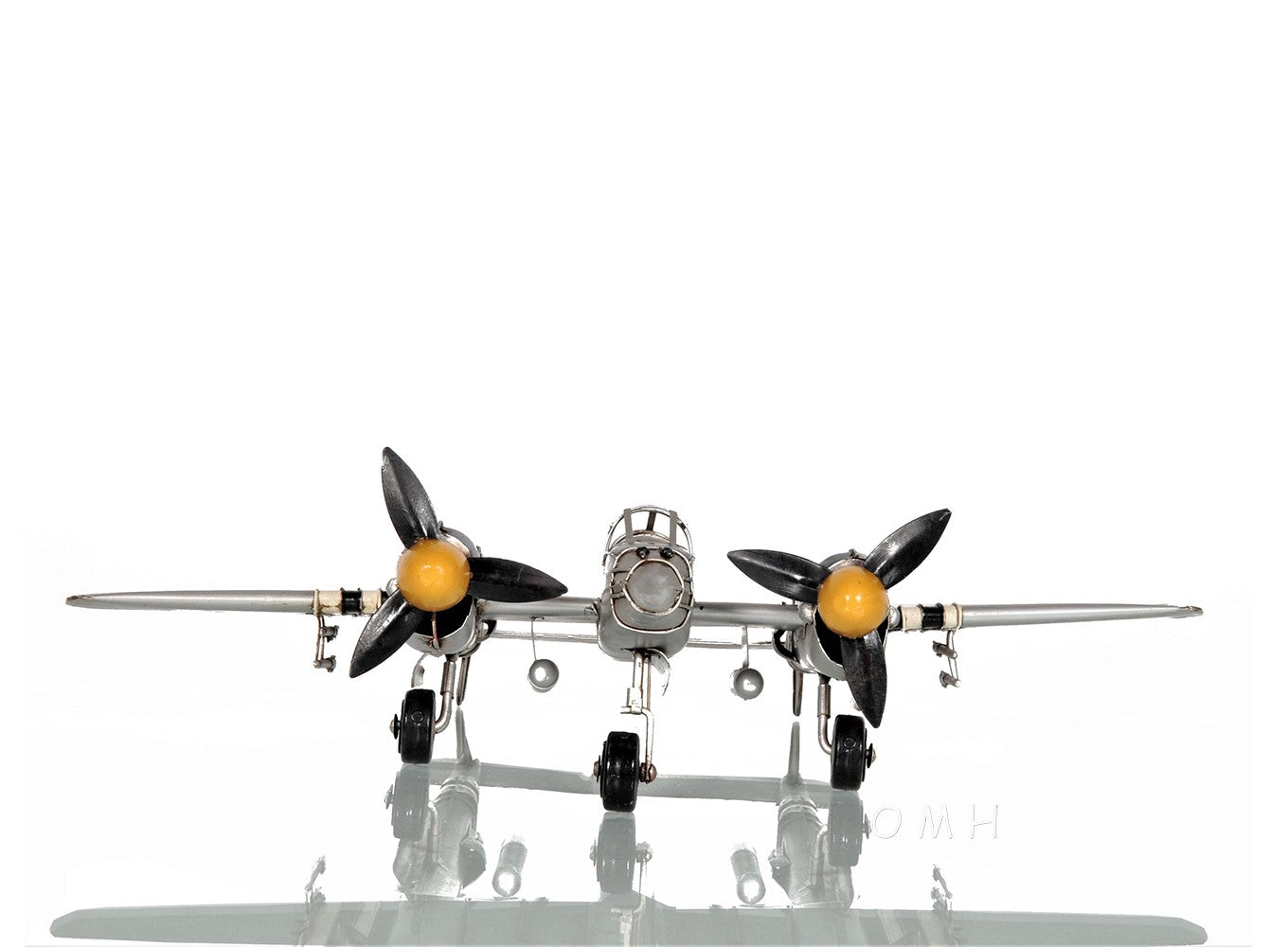 c1941 Lockheed P-38 Lightning Fighter Sculpture-Sculptures-DECOROLALA