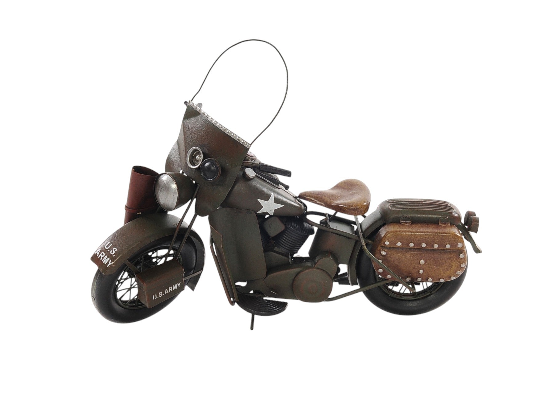 c1942 WLA Harley Davidson Sculpture-Sculptures-DECOROLALA