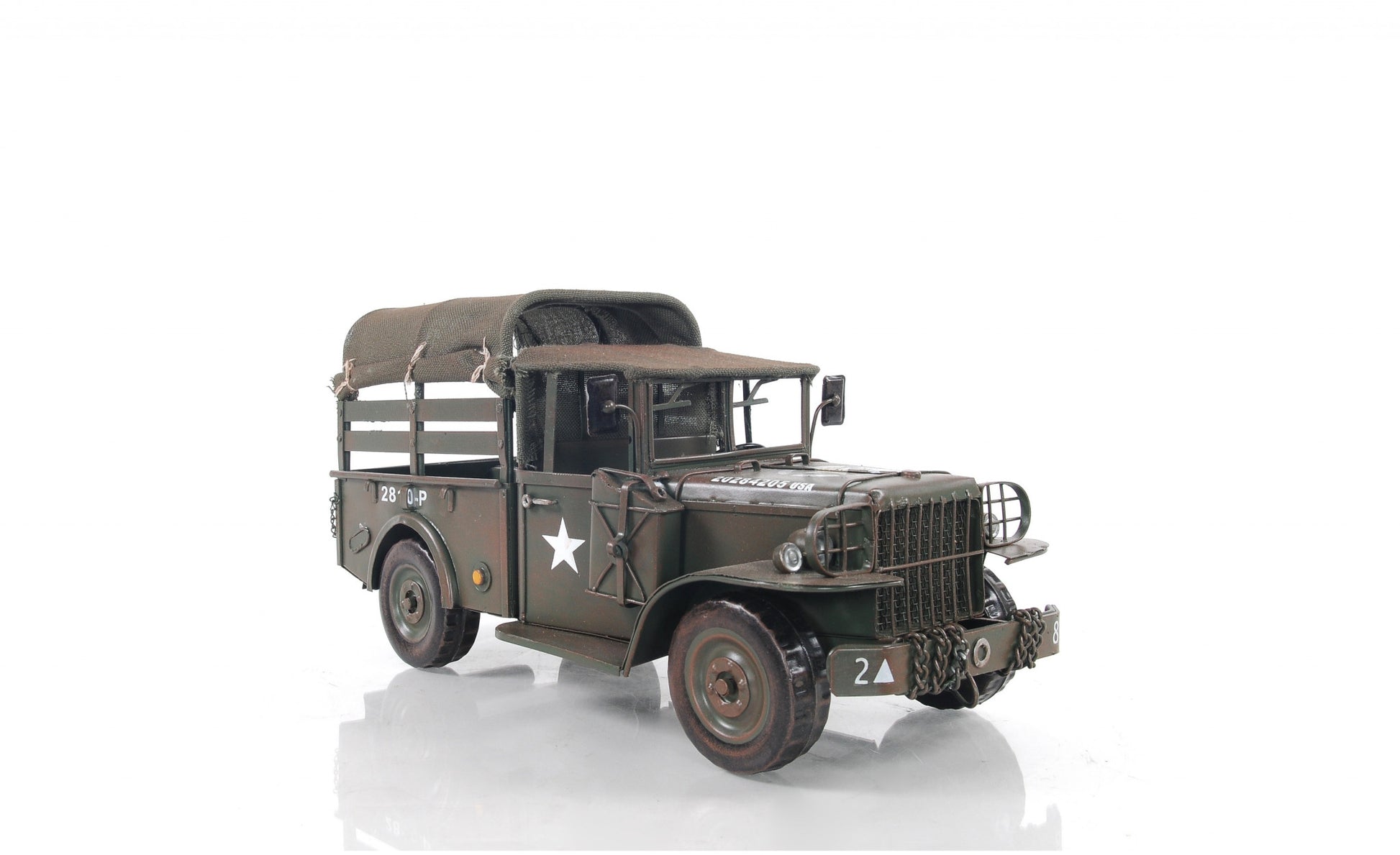 c1951 Dodge M42 Command Truck Sculpture-Sculptures-DECOROLALA