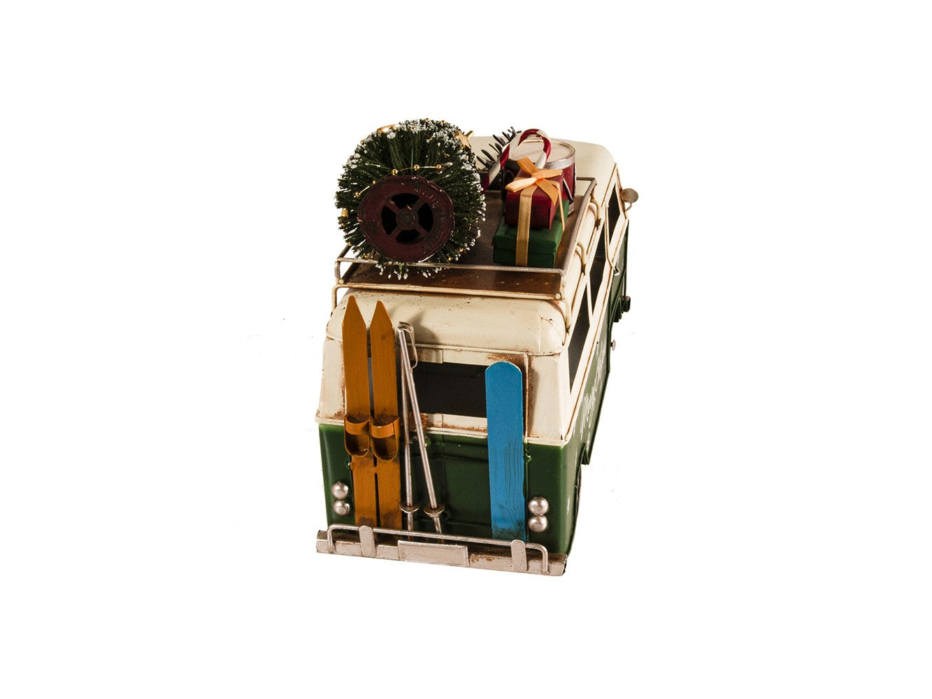 c1960s Volkswagen Christmas Bus Sculpture-Sculptures-DECOROLALA