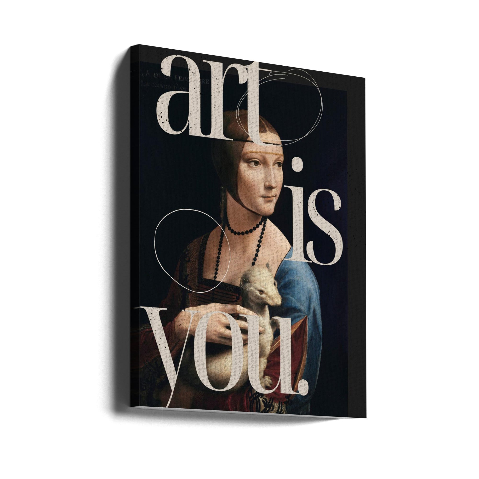 Wall art Art is you.-canvas-DECOROLALA