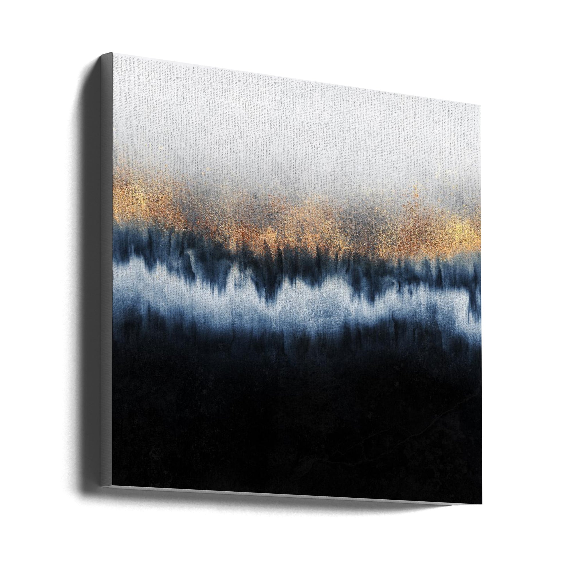 Golden Horizon Abstract-canvas-DECOROLALA