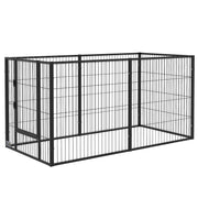 Parc pour chien à 6 panneaux de 32,5" – 59" x 32", parc robuste pour animaux, pour l’intérieur et l’extérieur, petits et moyens chiens