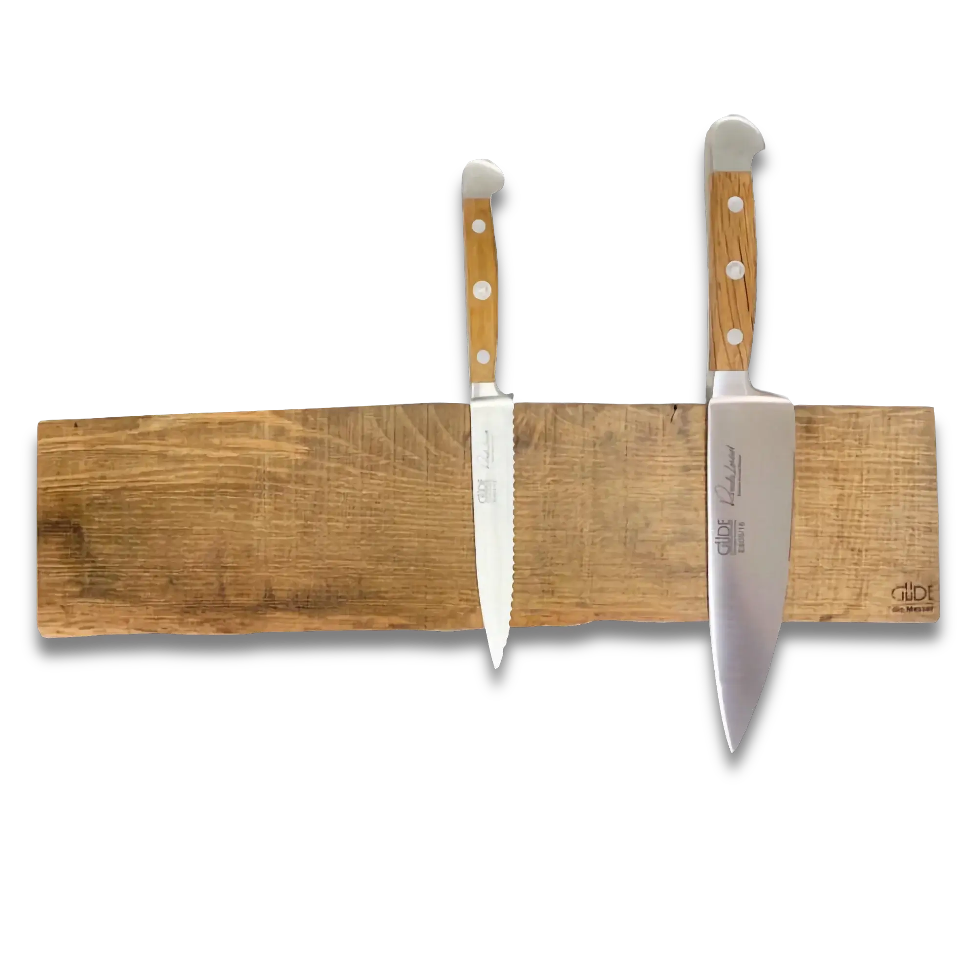 Magnetic Knife Strip Oak - Holds Up to 7 Knives (Knife not included)-0
