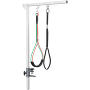 Adjustable Pet Grooming Arm, with Clamp, Haunch Holders & Grooming Loop - Sliver