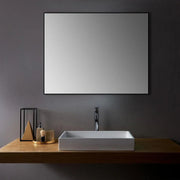 Mirror Edge 36" - Black Aluminum Framed