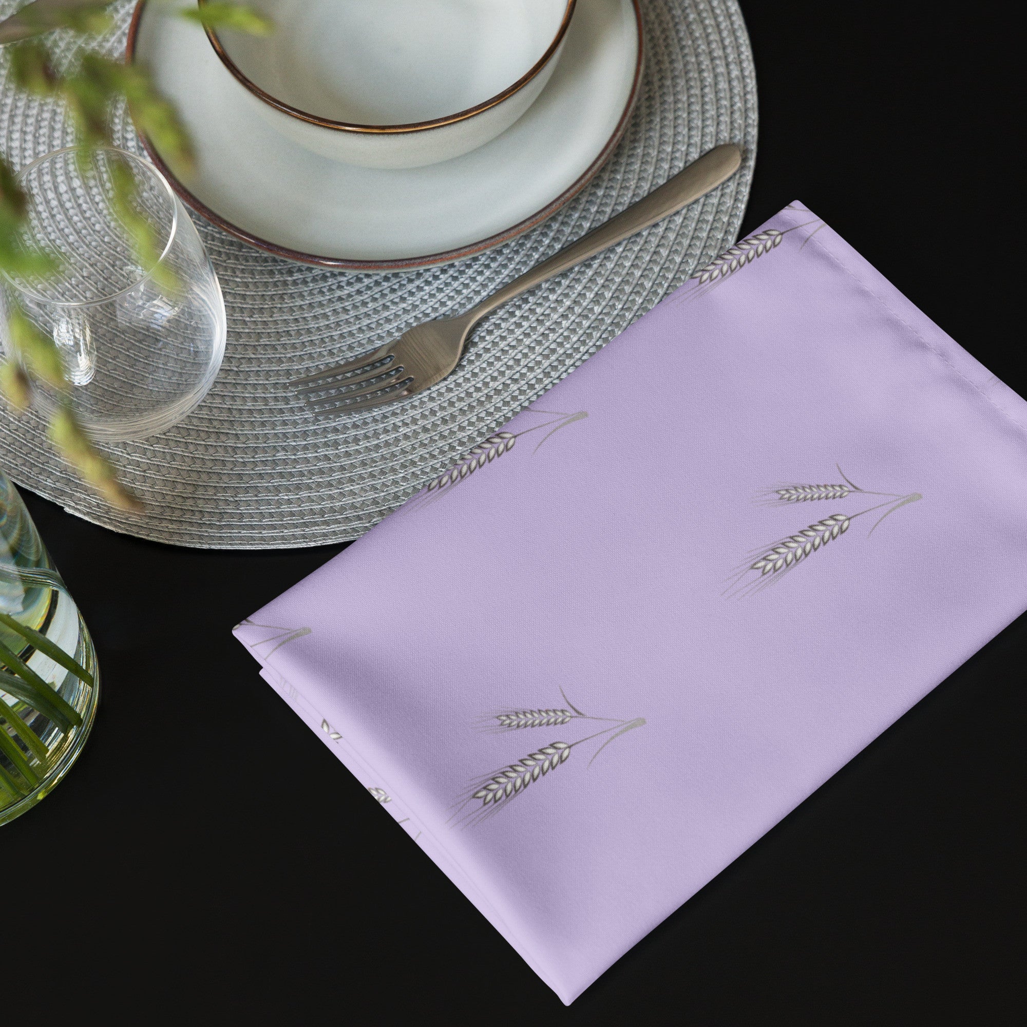 Grano Pattern Cloth Napkin Variety Set-3