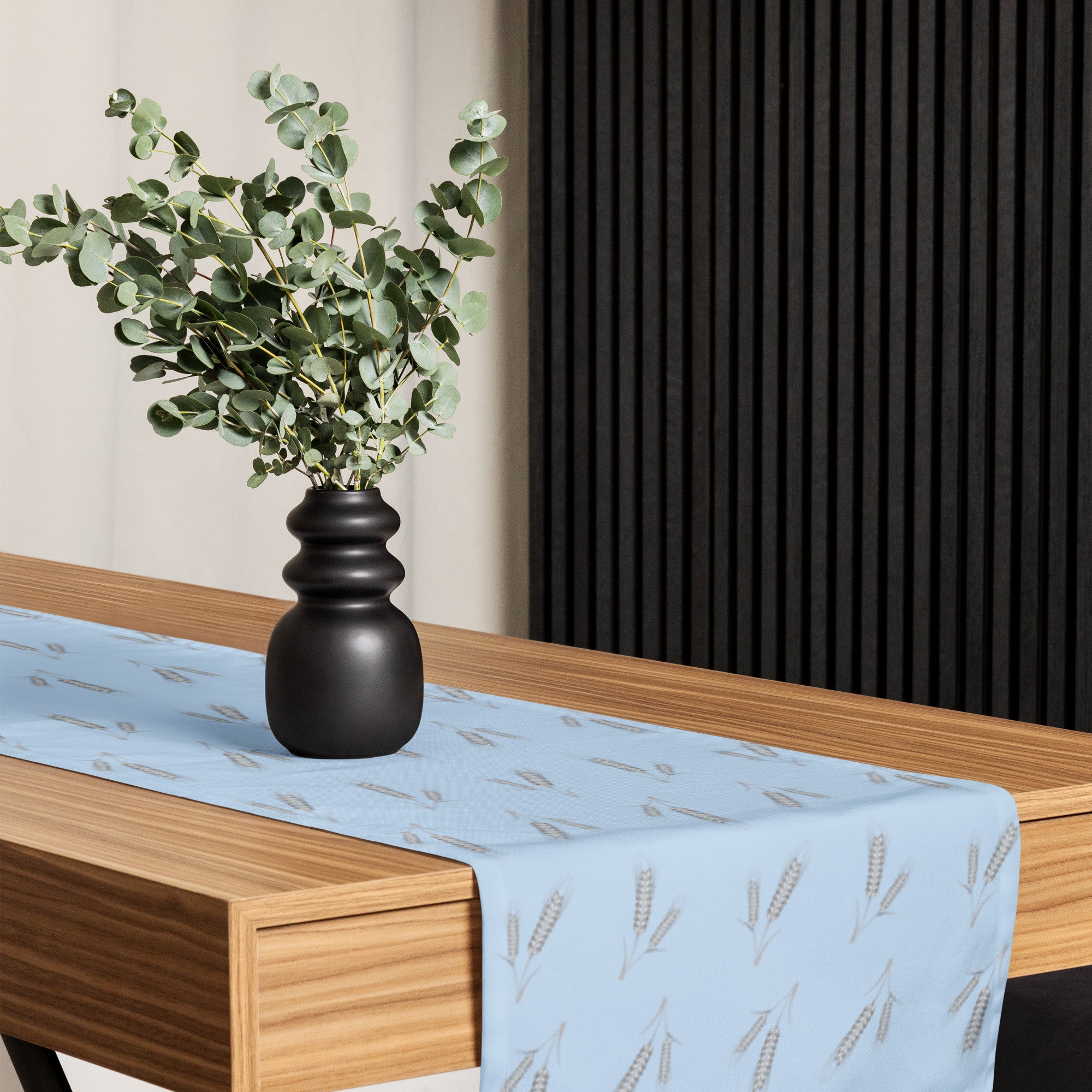 Grano Pattern Table Runner - Pattens Blue-0