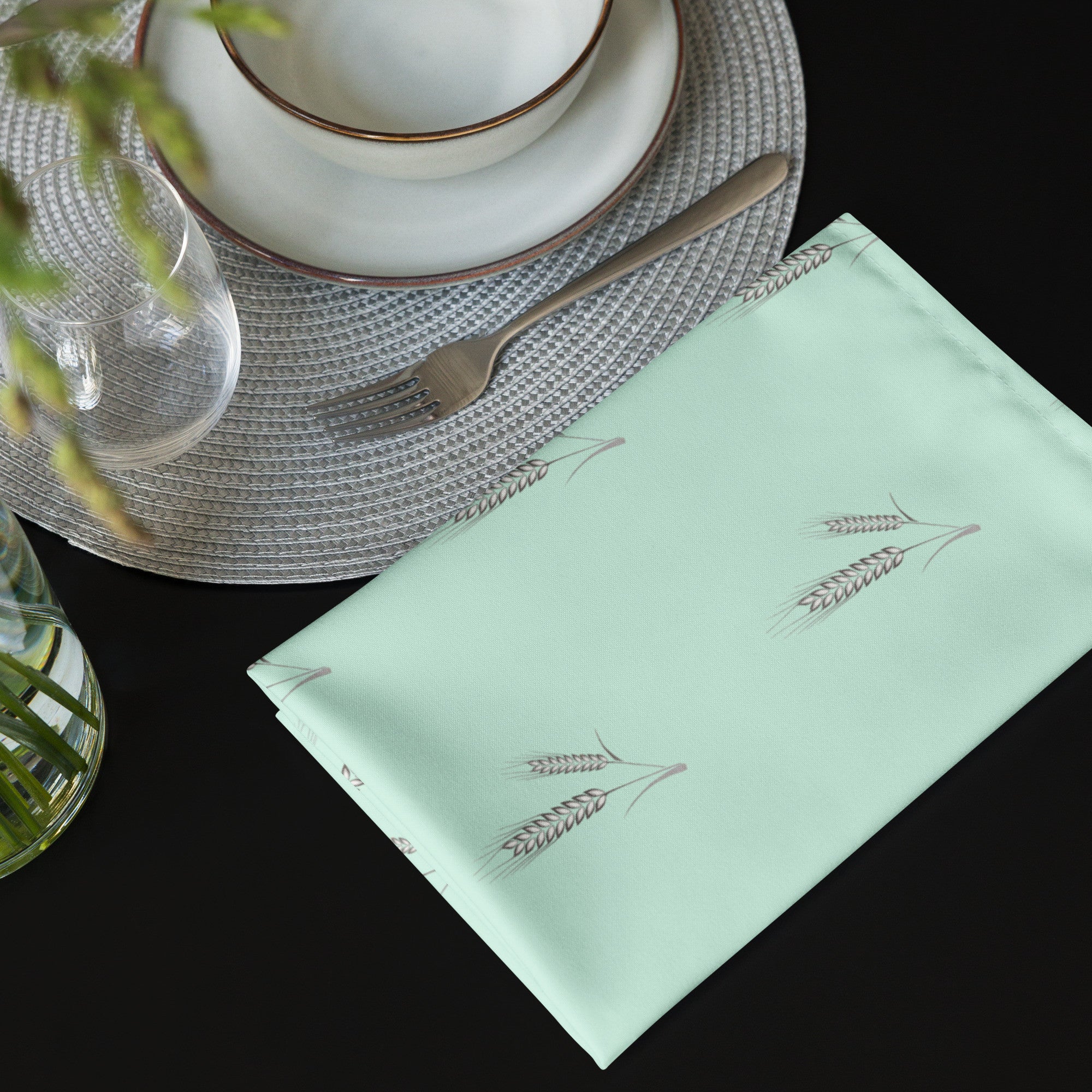 Grano Pattern Cloth Napkin Variety Set-5