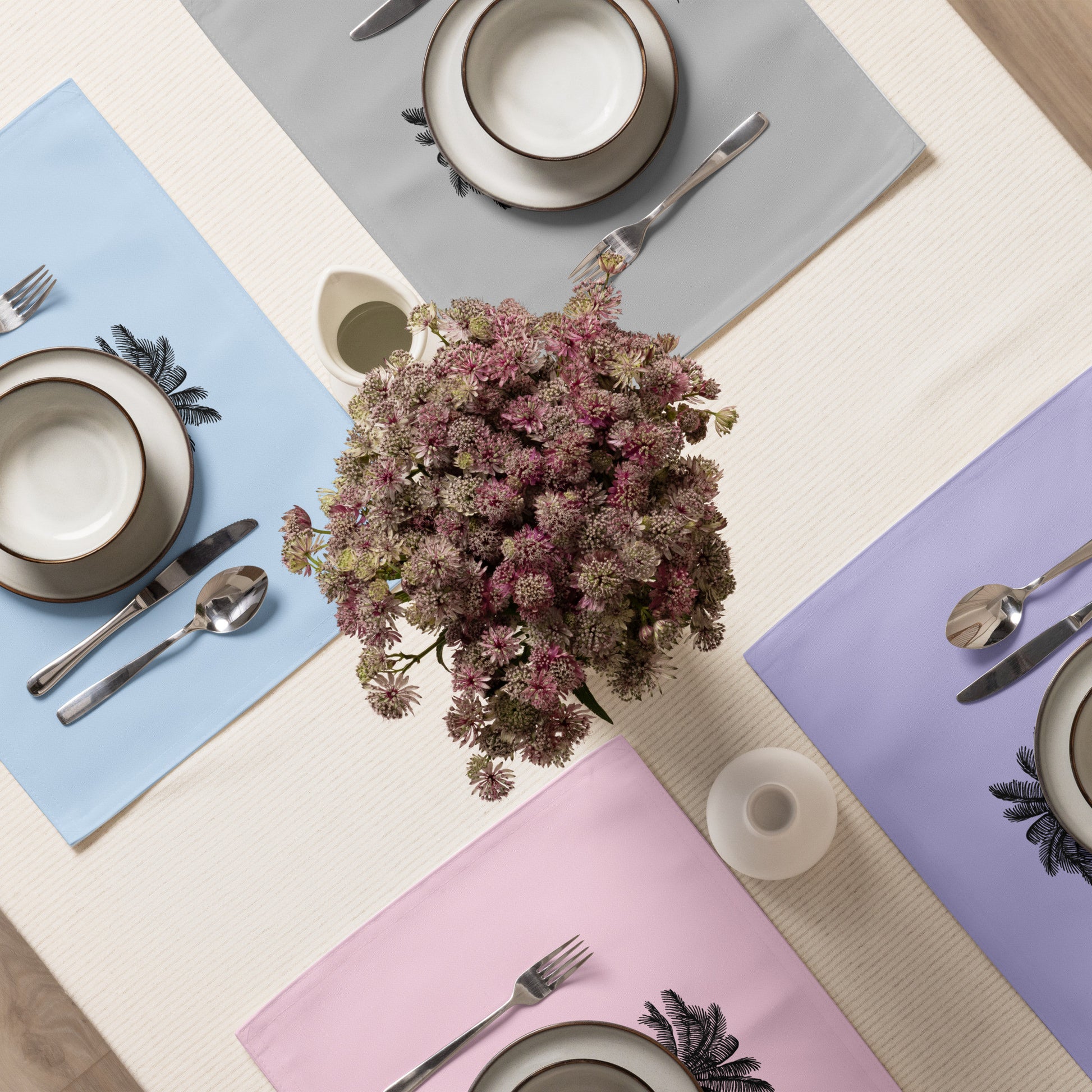 Coco Palm Placemat Set - Variety-3