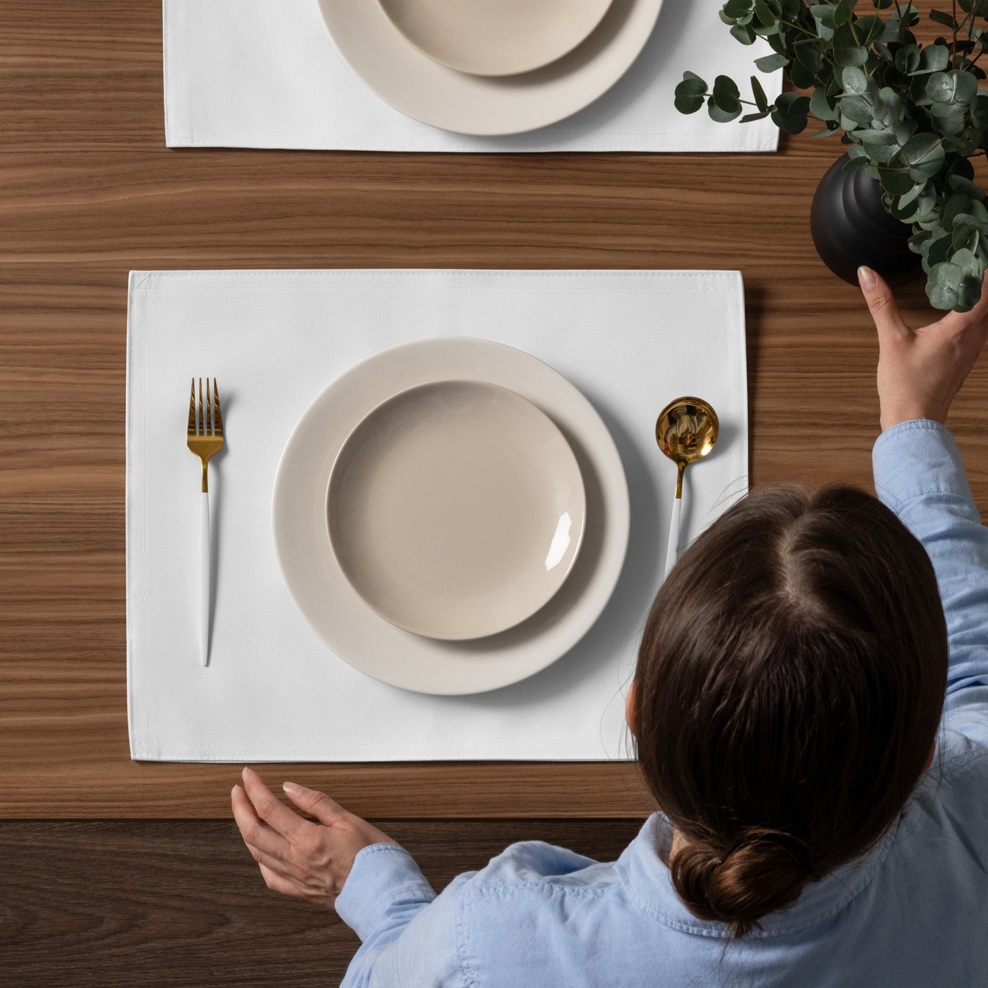 Grano Placemat Set - White-1