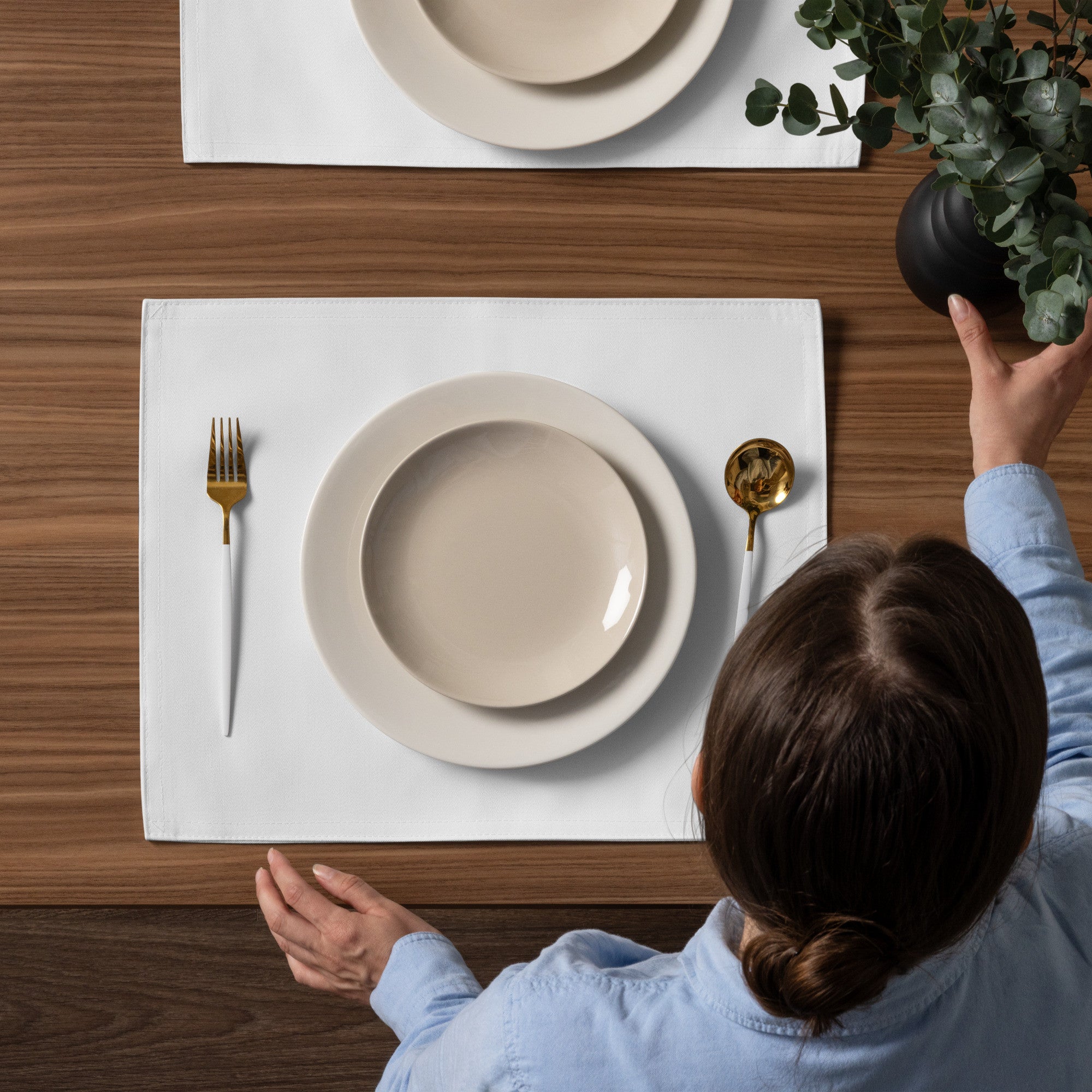 Grano Placemat Set - White-1