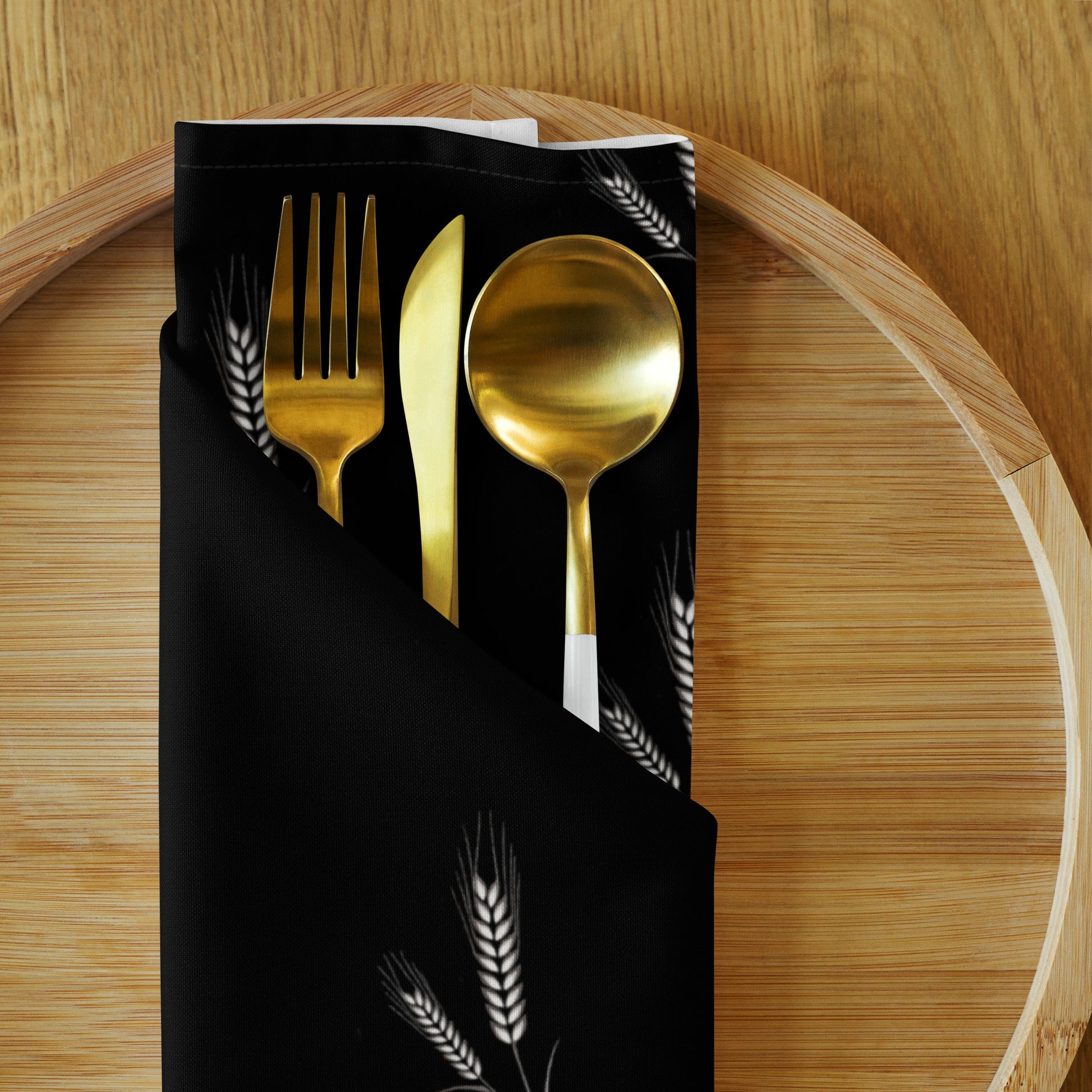 Grano Pattern Cloth Napkin Neutral Variety Set-2