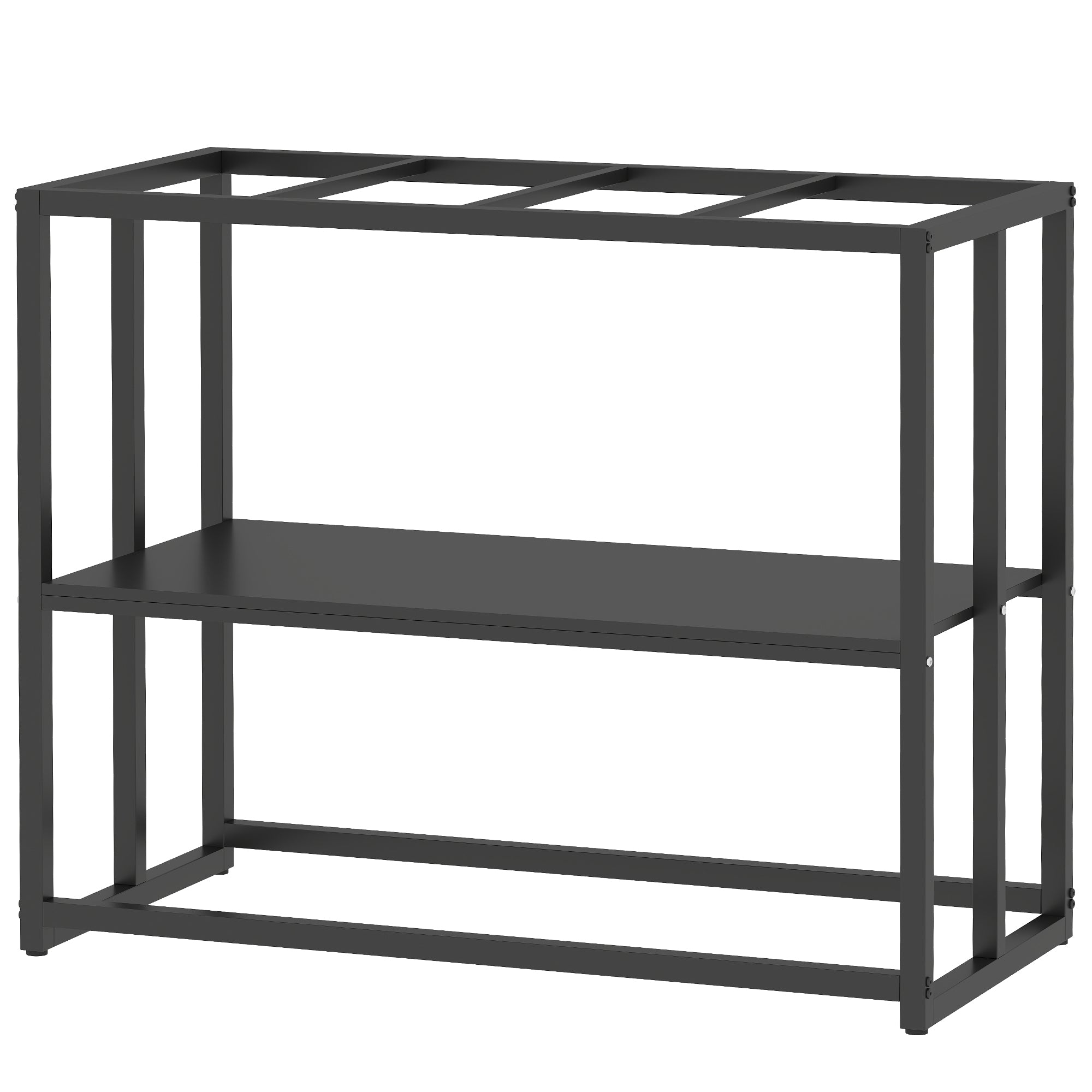 Support pour aquarium de 40 gallons, robuste avec étagère de rangement, pieds réglables, 36.6" L x 18.5" W x 29.9" H