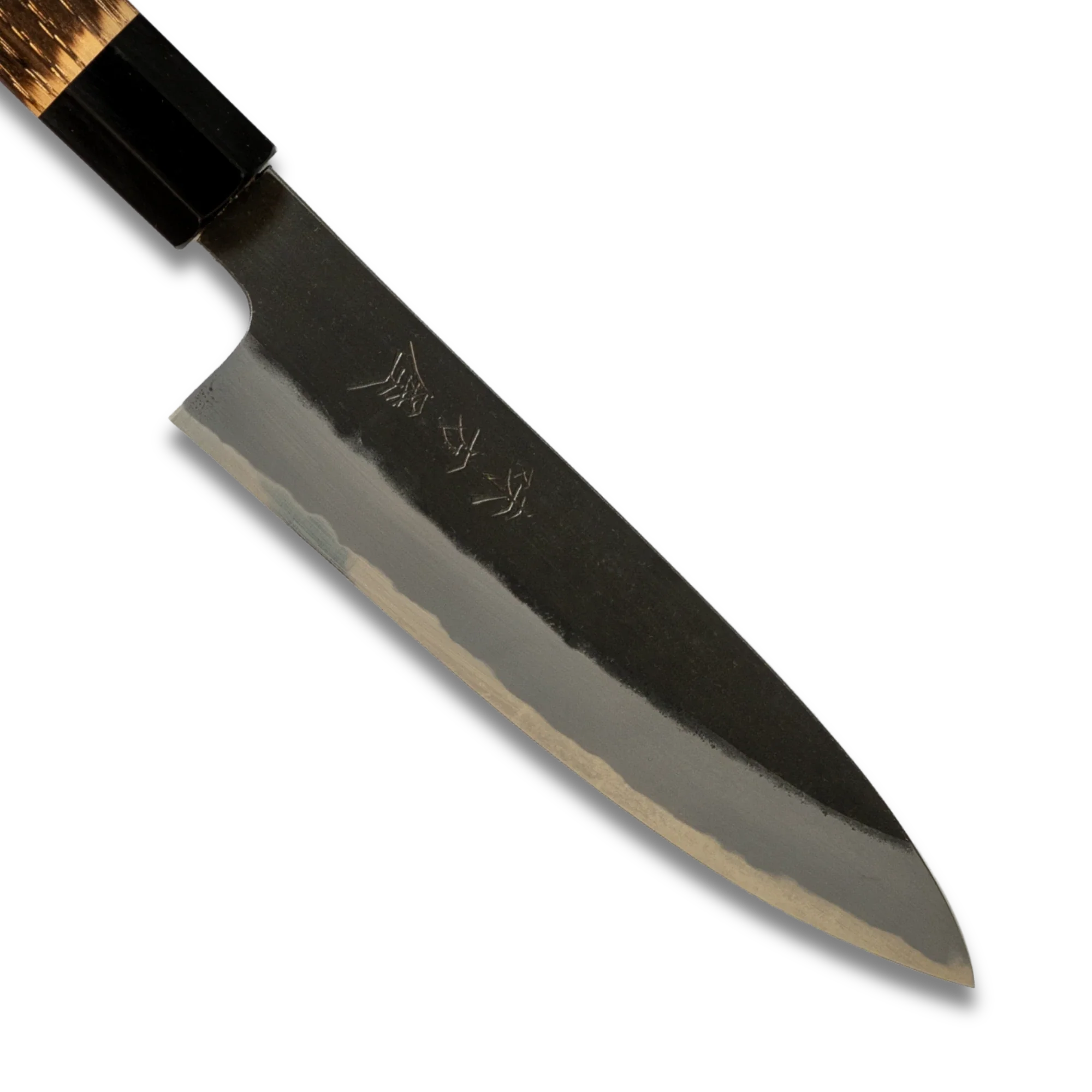 Hinoura Ajikataya 150mm Petty Knife – White #2 – Kurouchi Finish-1