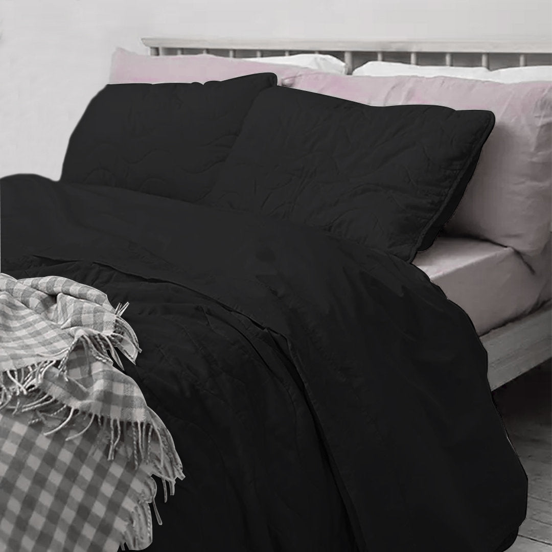 Piglet stitch - Pure Linen Quilt Sets-7