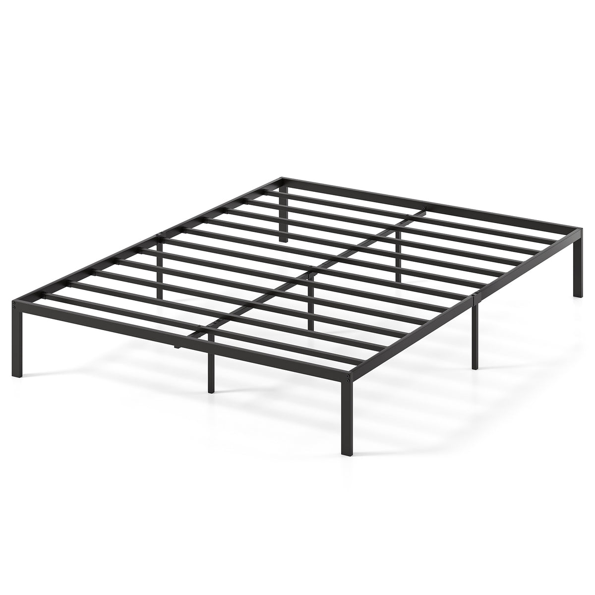 Metal Bed Frame Heavy Duty Support Slats Mattress Foundation-Simple Bed Frame-DECOROLALA