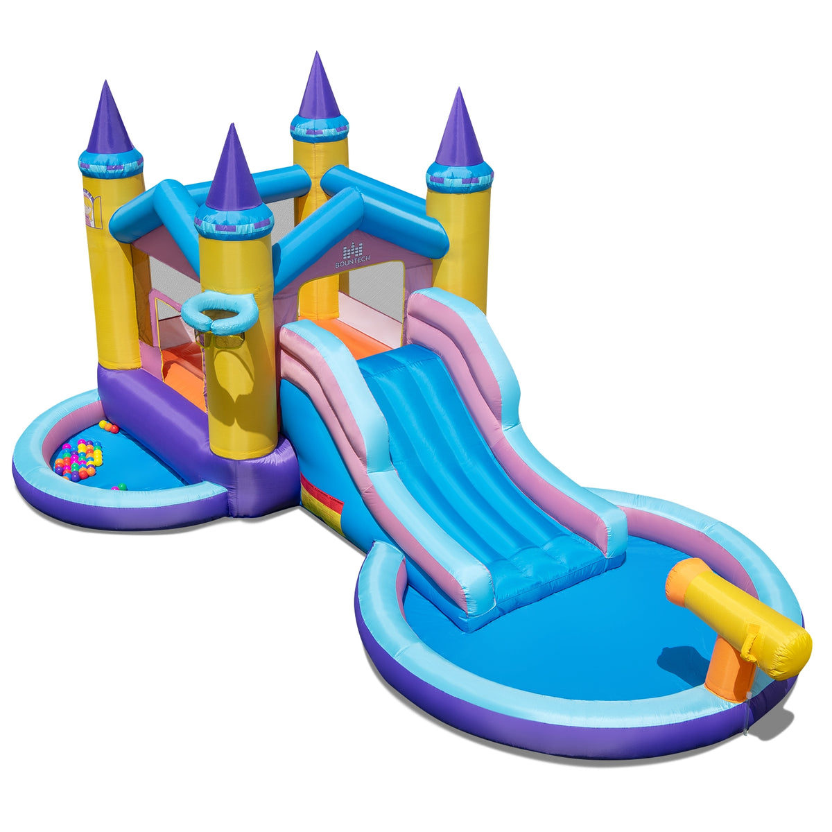 Parc aquatique gonflable 6-en-1 pour enfants, pour la cour